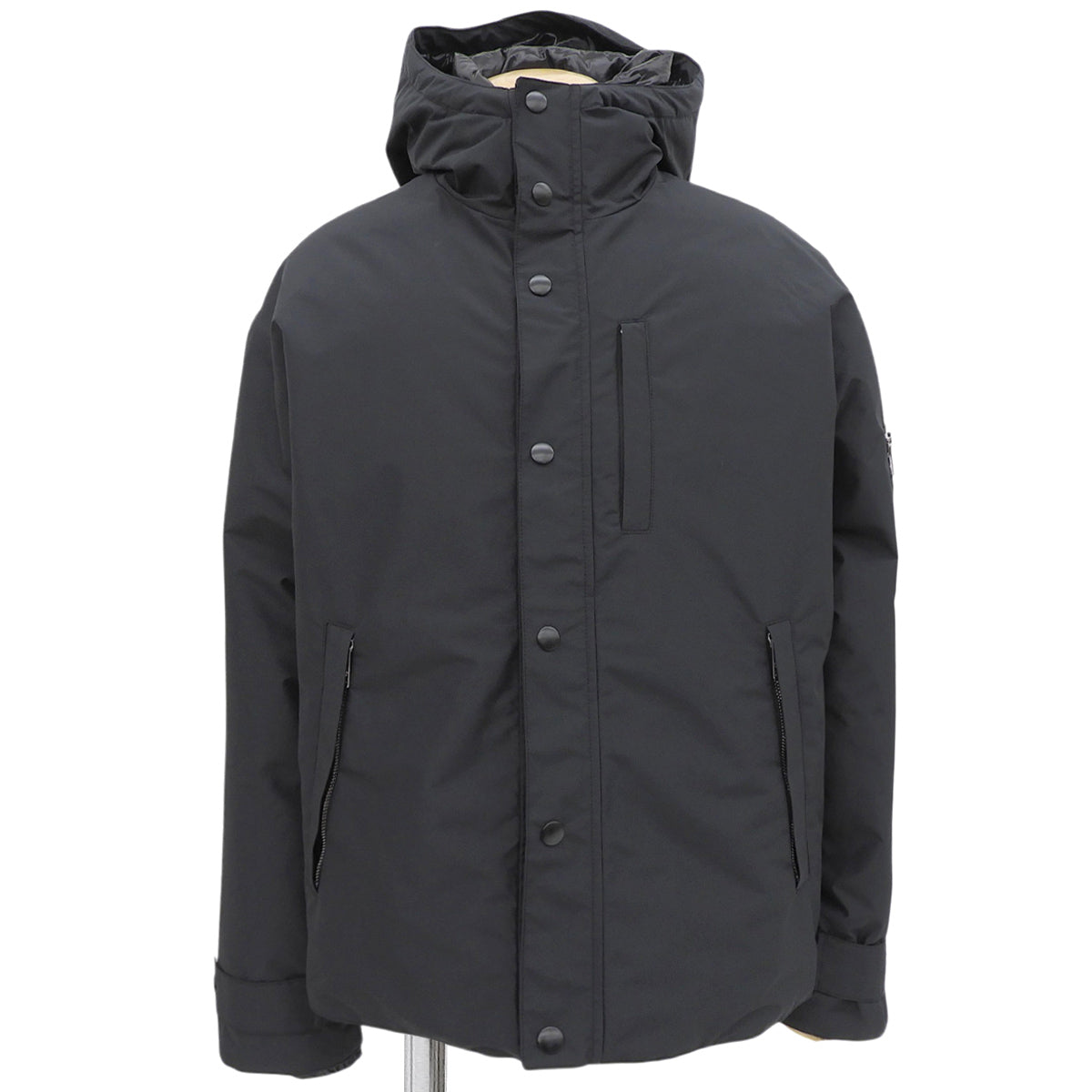 Hooded technical fabric down jacket 2024 M