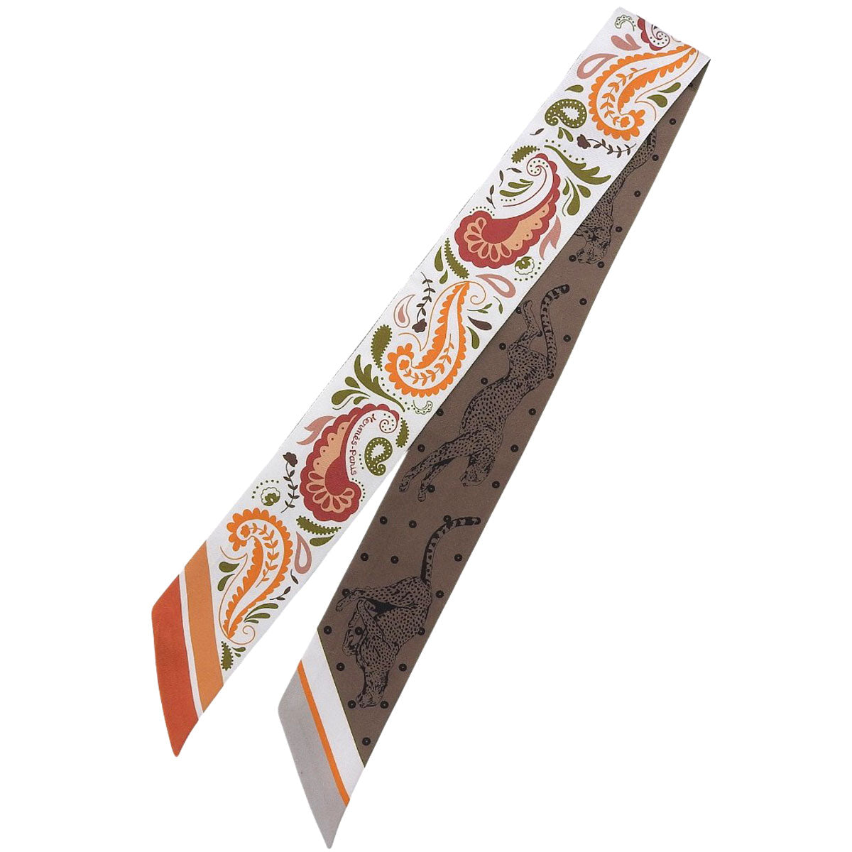 Guepards Bandana 猎豹印花发带 真丝