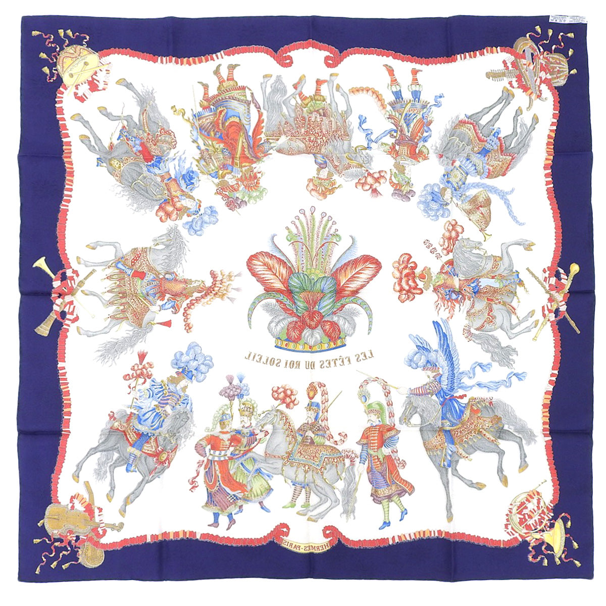 LES FETES DU ROI SOLEIL 太陽王の祝典 カレ90 シルク