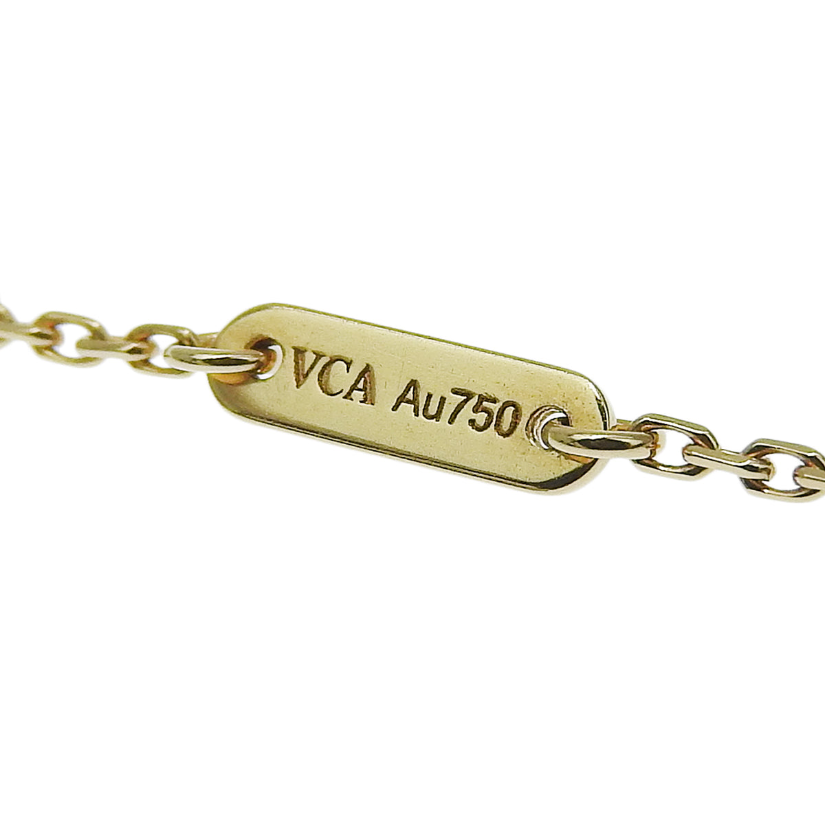 スウィート アルハンブラ ペンダント マザーオブパール イエローゴールド K18YG 2.9g