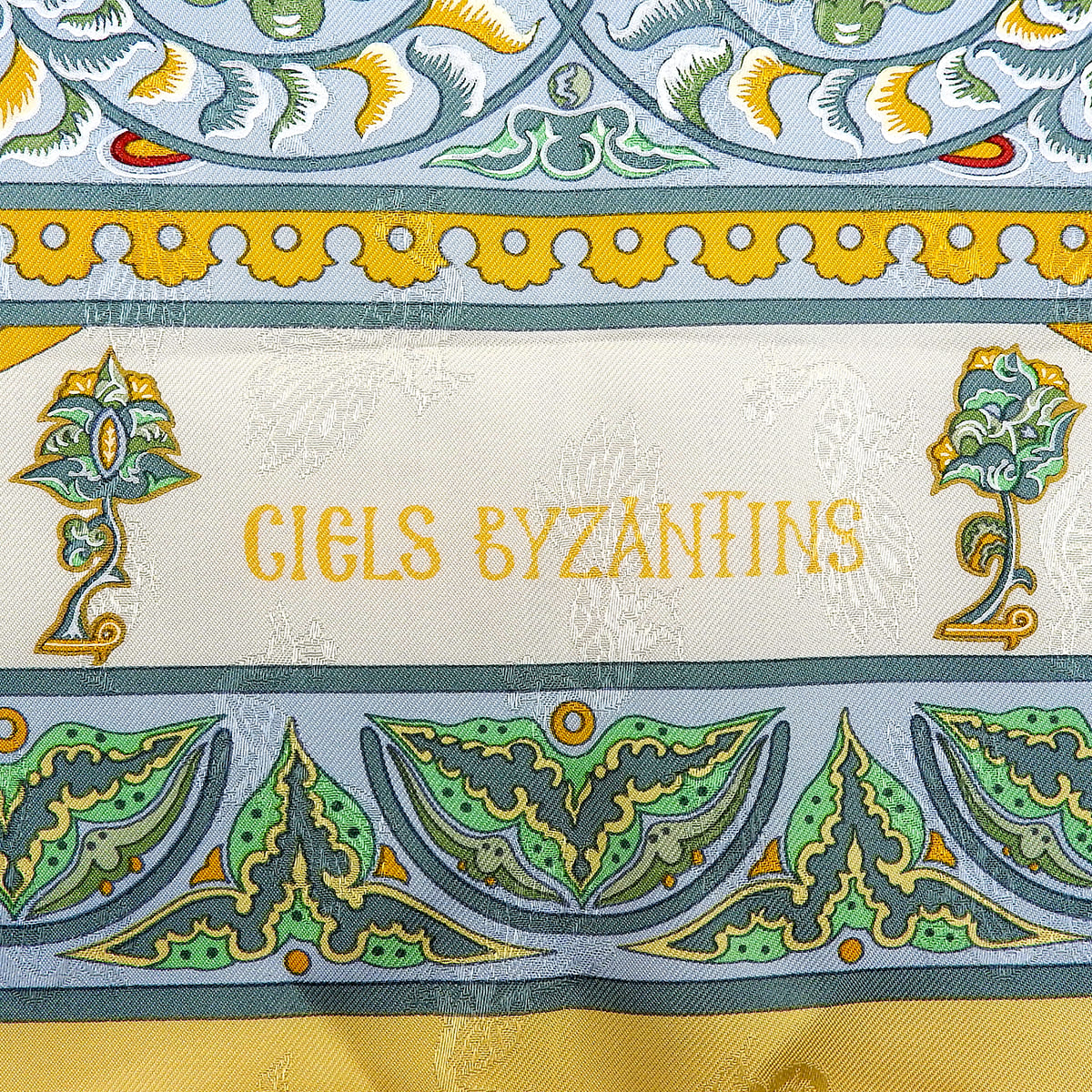 CIELS BYZANTINS ビザンチンの空 カレ90 シルク
