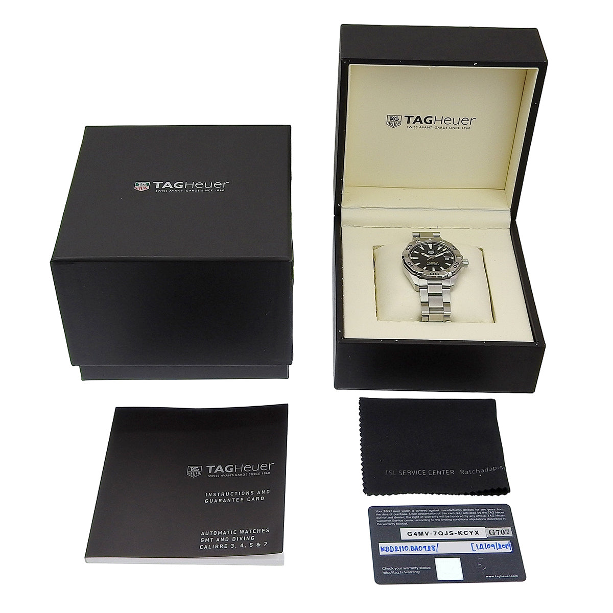 Aquaracer WBD2110.BAO928 SS Black Automatic Men's