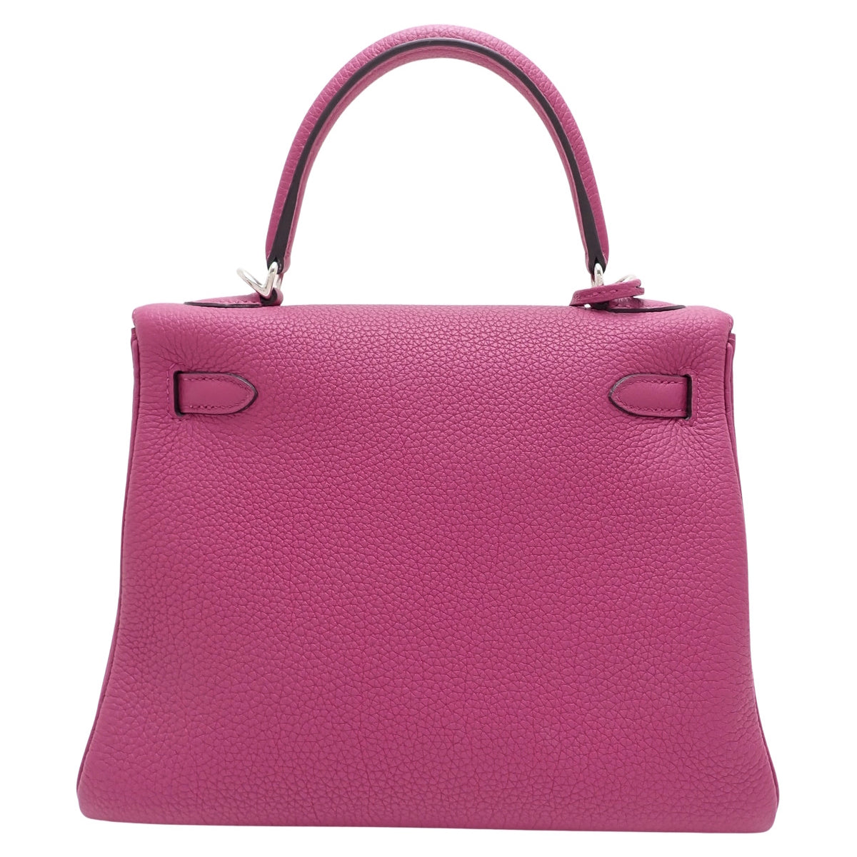 Kelly 25 (Sellier) Togo Palladium Hardware Rose Pourpre D-stamp