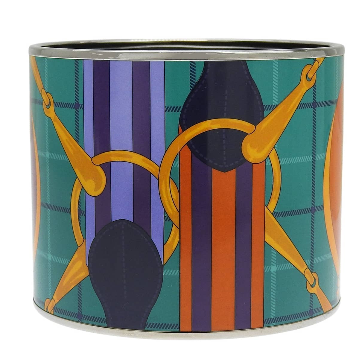 エマイユ ワイドバングル メタル