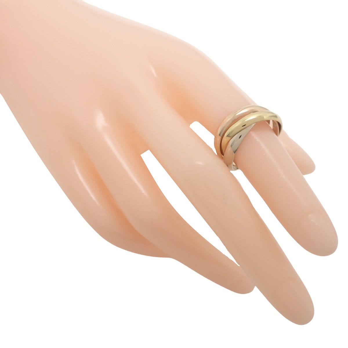 les must de Cartier トリニティリング イエローゴールド ホワイトゴールド ピンクゴールド K18 53 8g