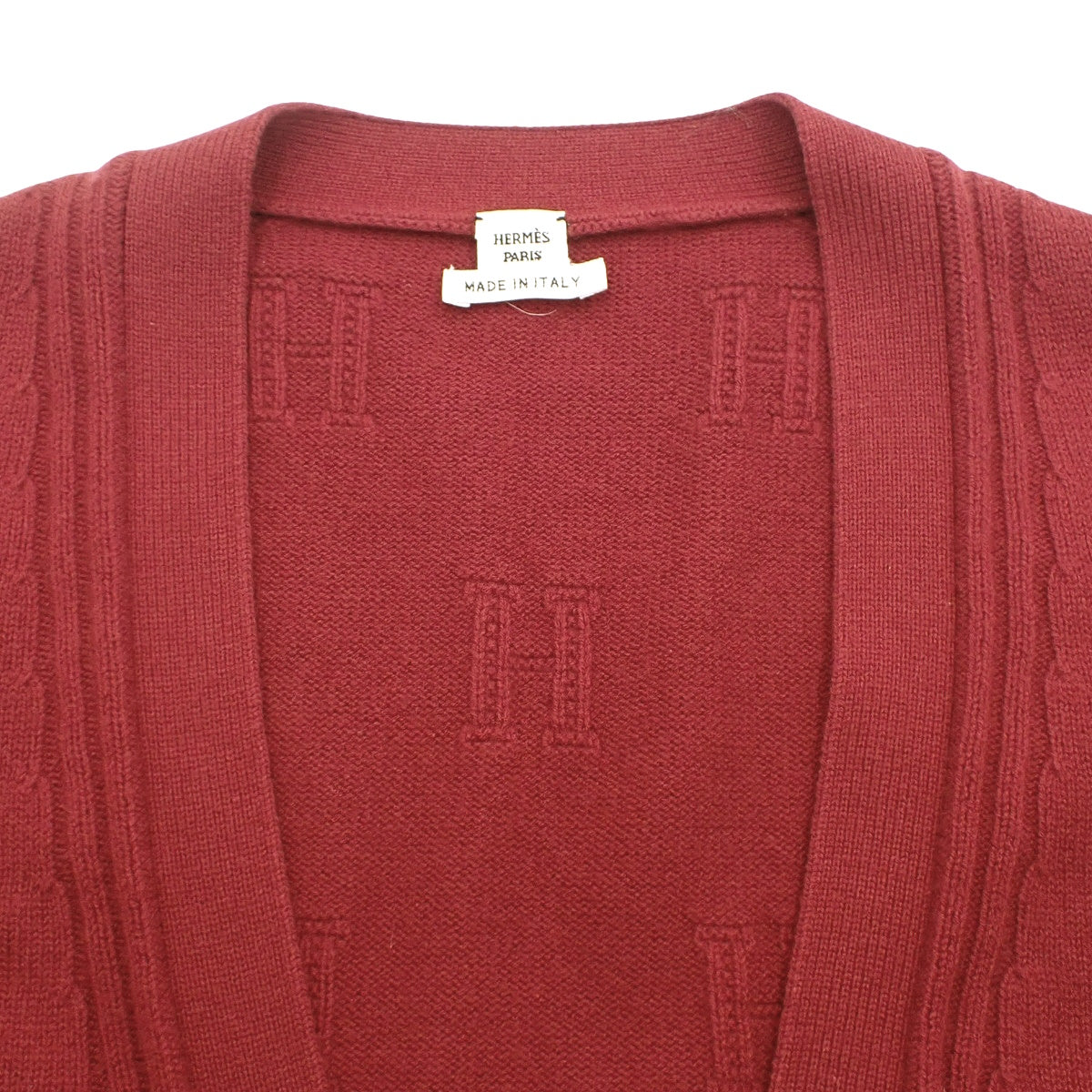 H logo cardigan 36