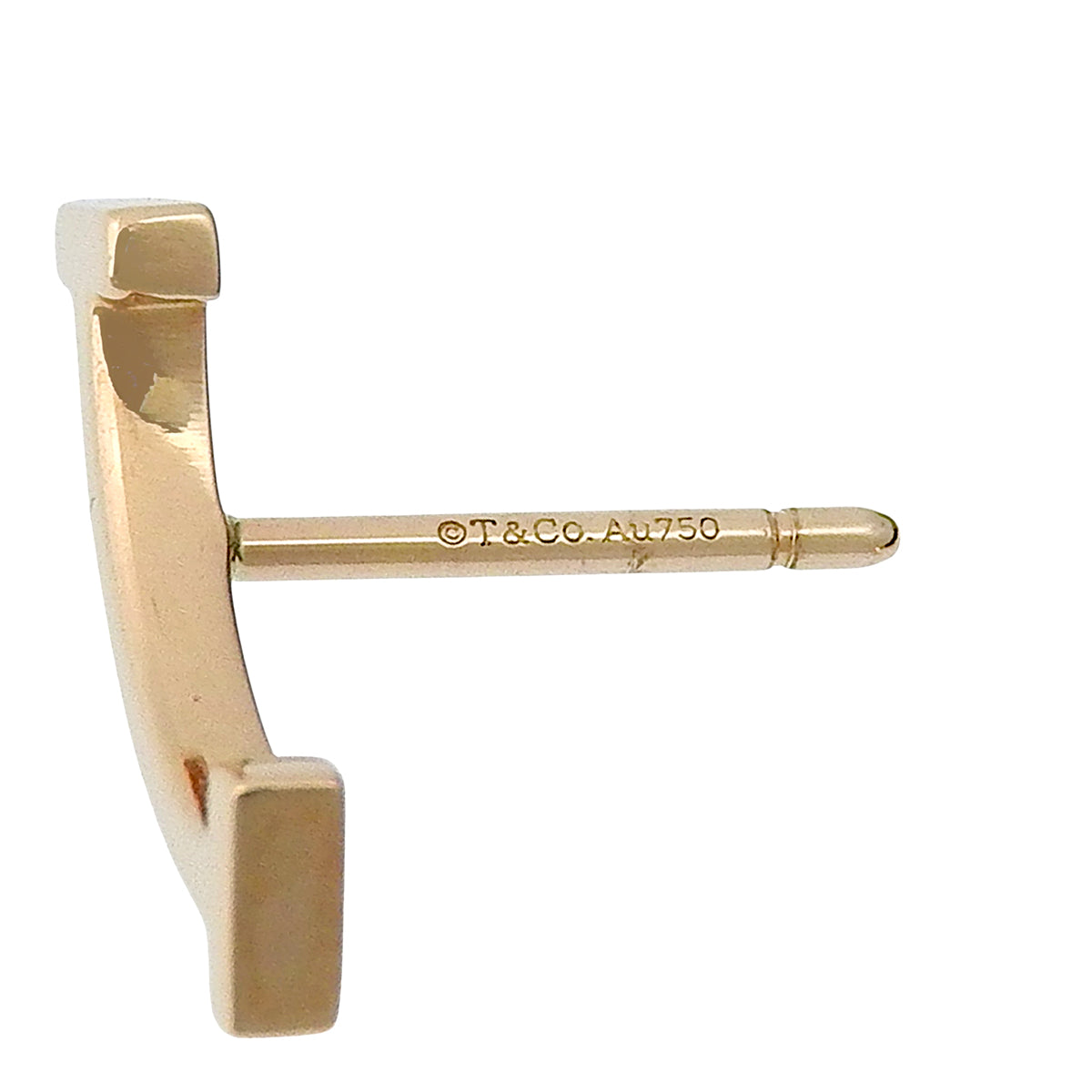 Smile Mini Earrings Pink Gold K18PG 1.8g