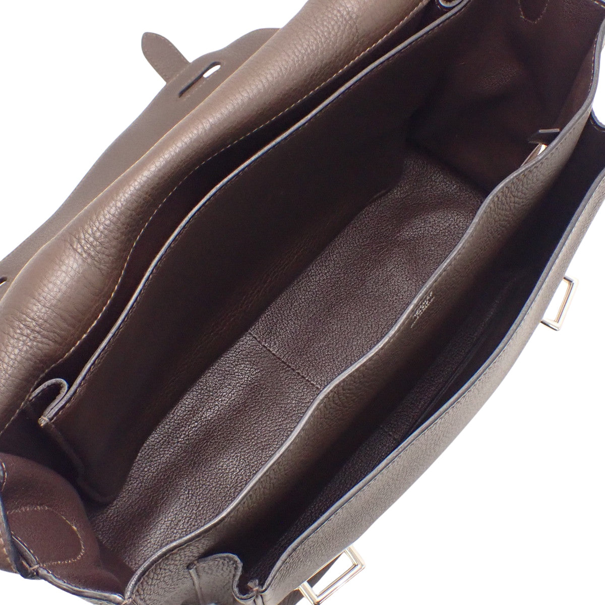 スティーブブザス35 トリヨンクレマンス ダークブラウン シルバー金具 □N刻印