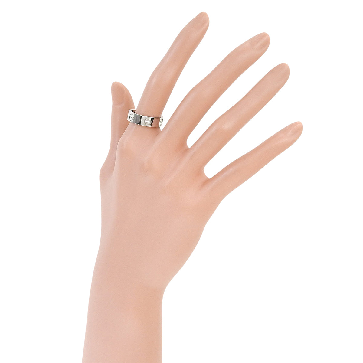 LOVE リング クラシックモデル ホワイトゴールド K18WG 54 7.2g