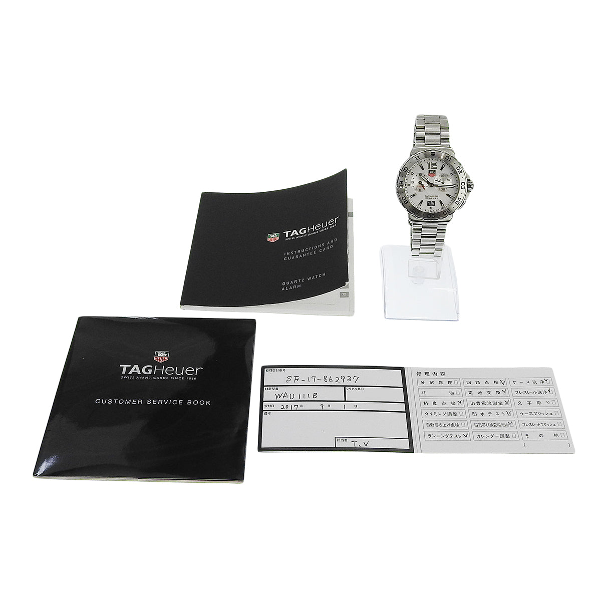 Formula 1 WAU111B.BA0858 SS White Quartz Men's