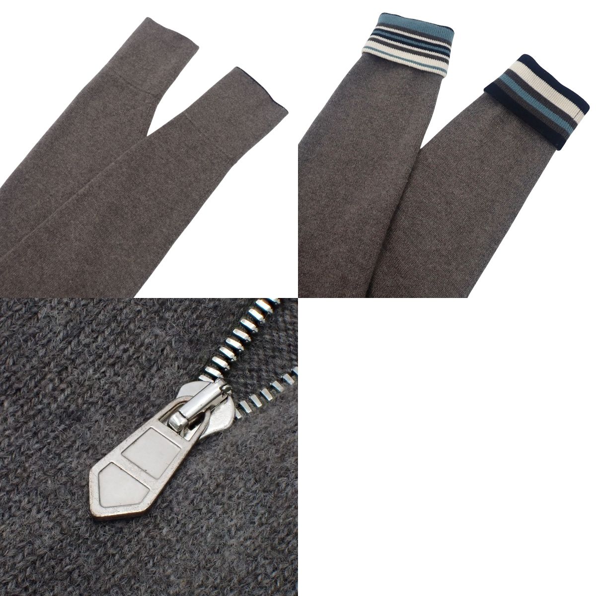 Half-zip knit M