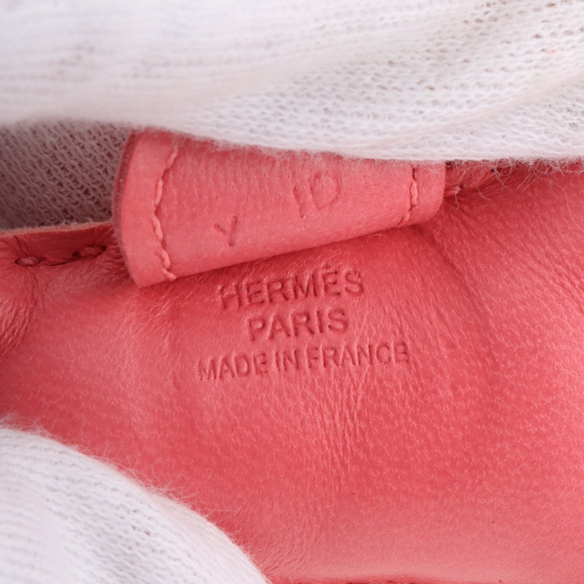 Rodeo Charm PM Agneau Milo Rose Azalee Y-engraved