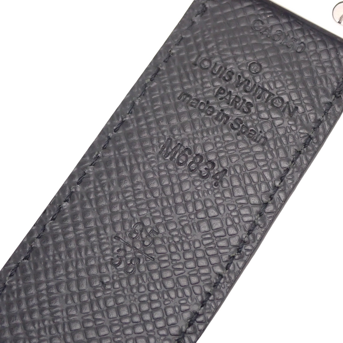 LOUIS VUITTON(ルイ・ヴィトン) ダミエグラフィット サンチュール シアトル ベルト 95/38 ブラック黒 グレー M6834 メンズ 40802210453【中古】【アラモード】