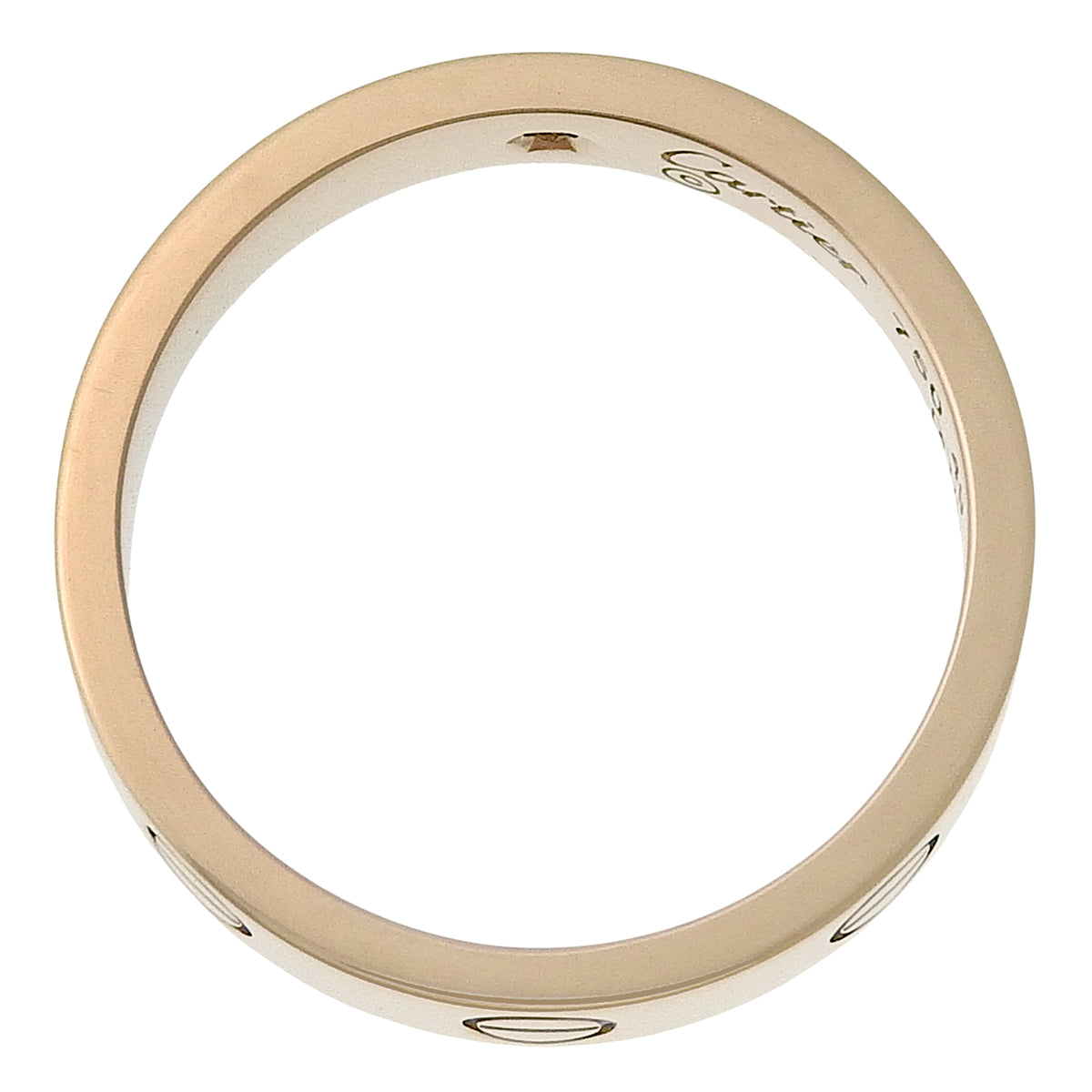 LOVE ring, small model, 1 diamond, 18K rose gold, size 49, 4.1g, 1PD