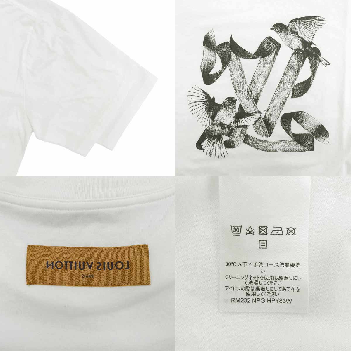 バードプリントTシャツ 2023年 XXL