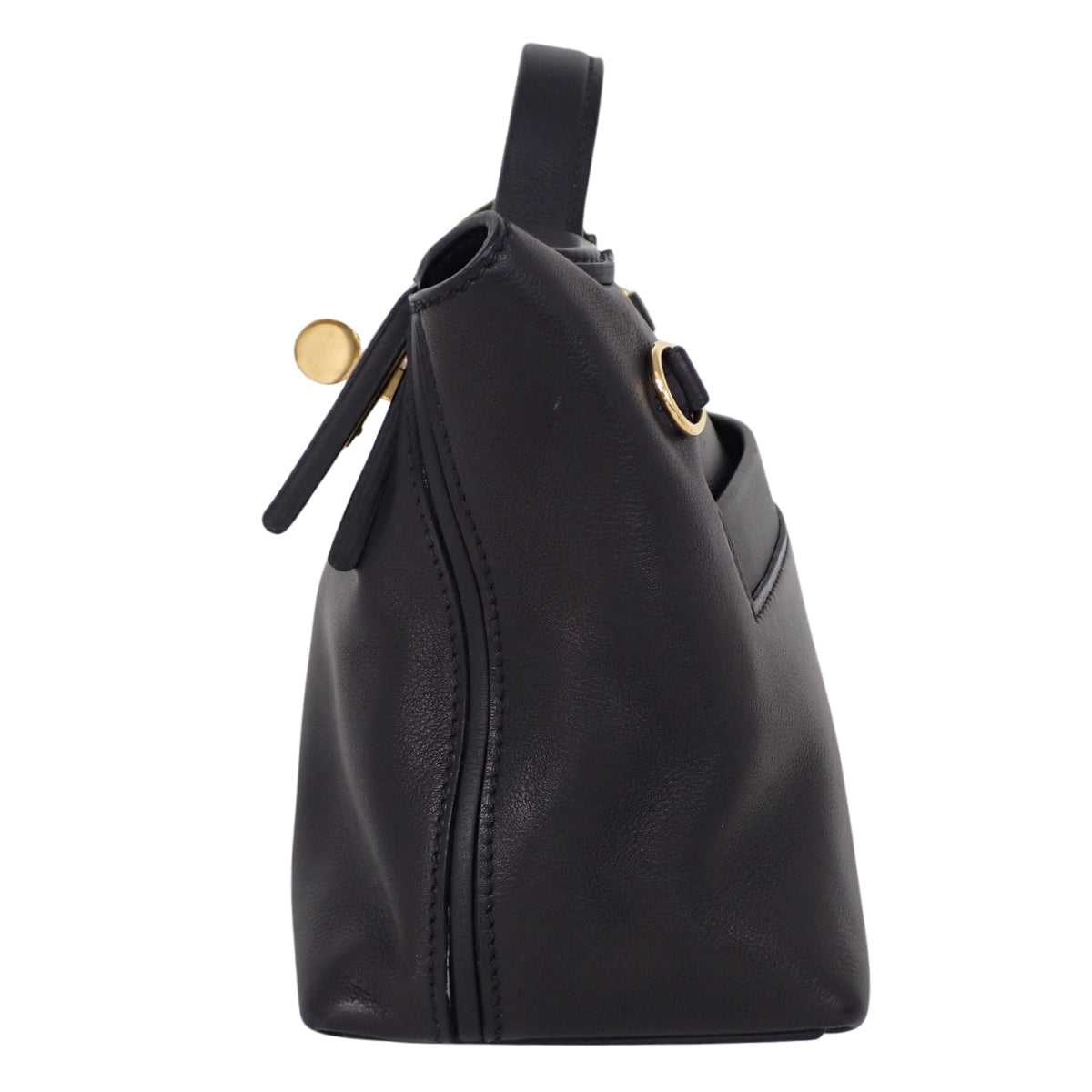 Sac Vanquish Mini 21 Veau Volupto Swift leather Black Gold hardware U stamp