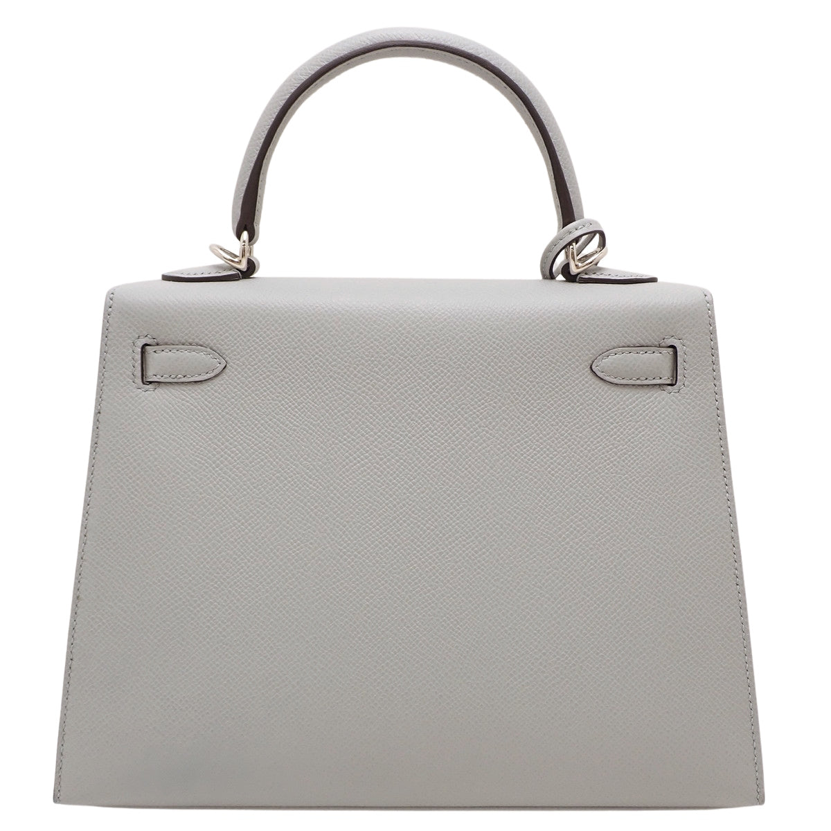 Kelly 25 (Sellier) Epsom Leather Bleu Glacier Silver Hardware K stamp