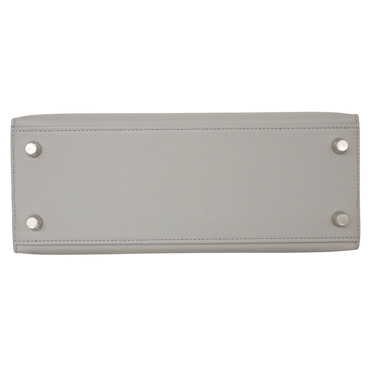 Kelly 25 (Sellier) Epsom Leather Bleu Glacier Silver Hardware K stamp