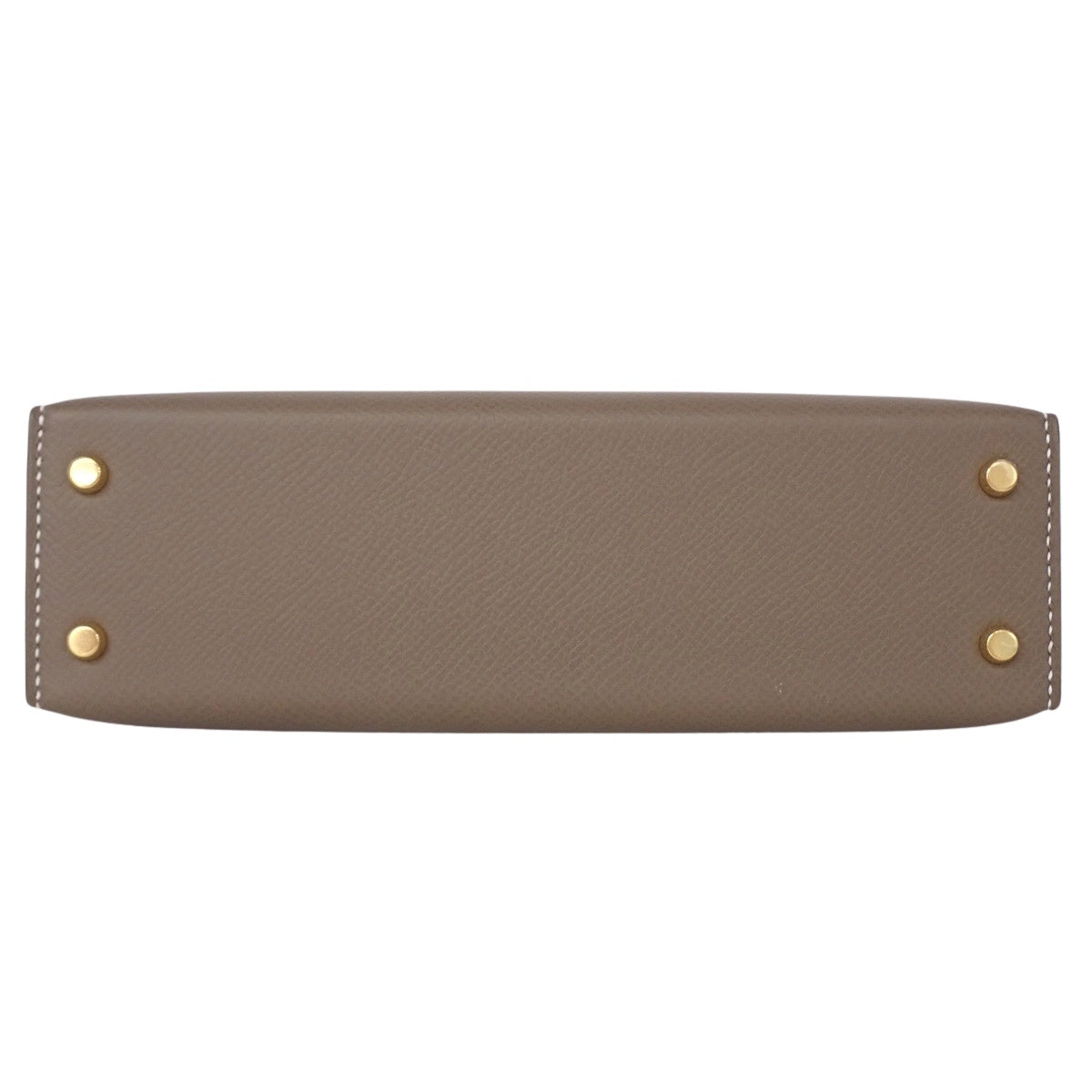 Mini Kelly 2, Veau Epsom, Etoupe/Etoupe, Gold Hardware, K stamp