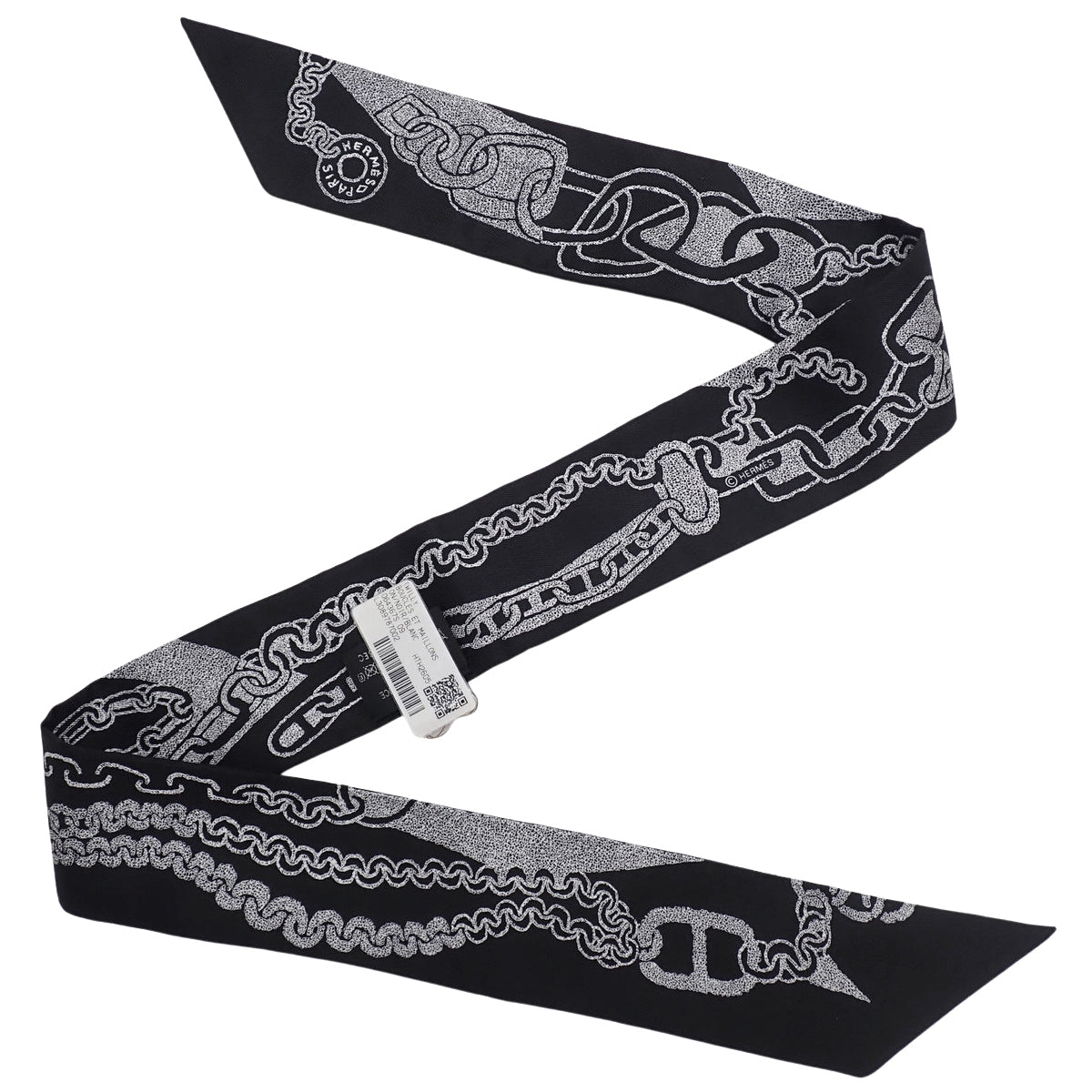 Boucles et Maillons Twilly Silk Black/White H064367S 09