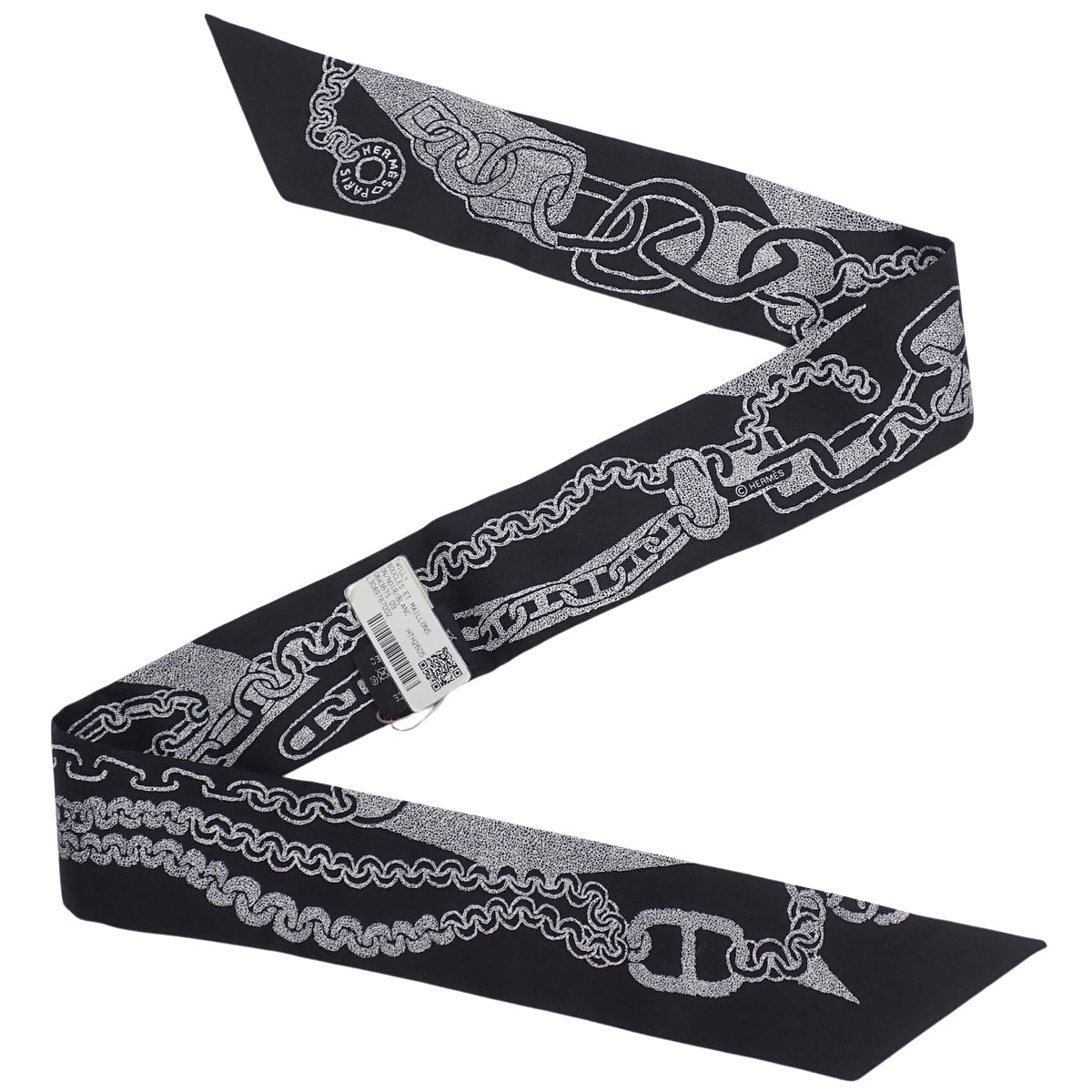 Boucles et Maillons Twilly Silk Black/White H064367S 09
