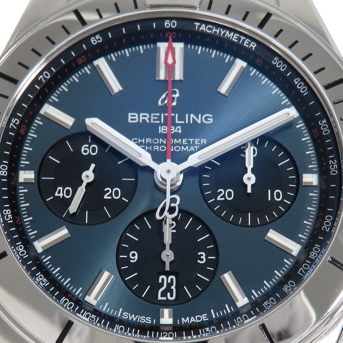 クロノマット B01 42 AB0134 SS ブルー 自動巻き メンズ