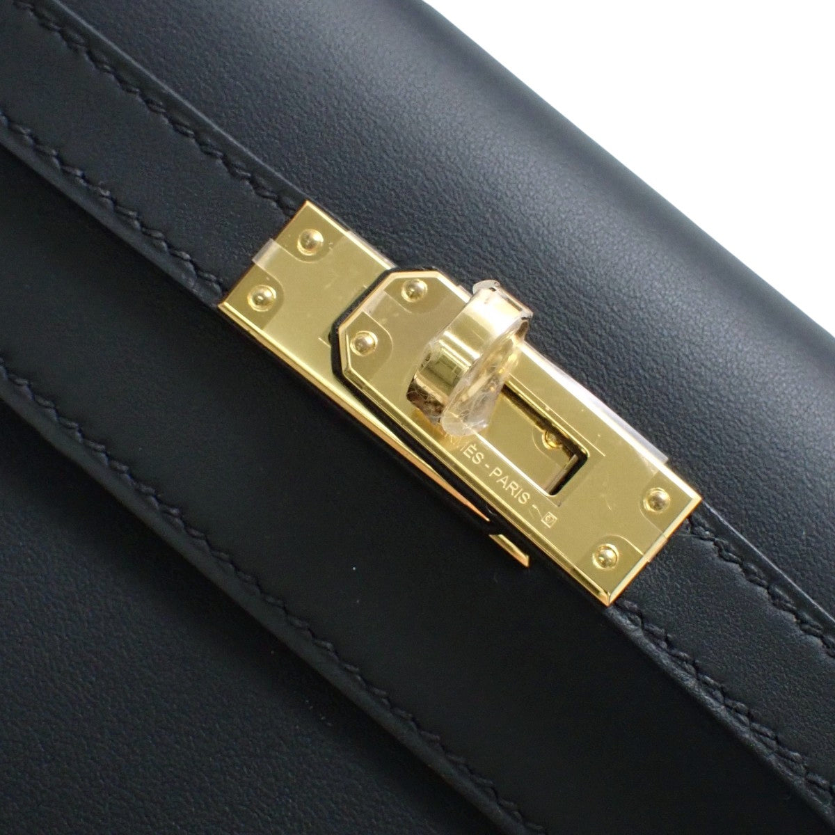 ポシェットケリー ヴォースイフト ブラック ゴールド金具 K刻印