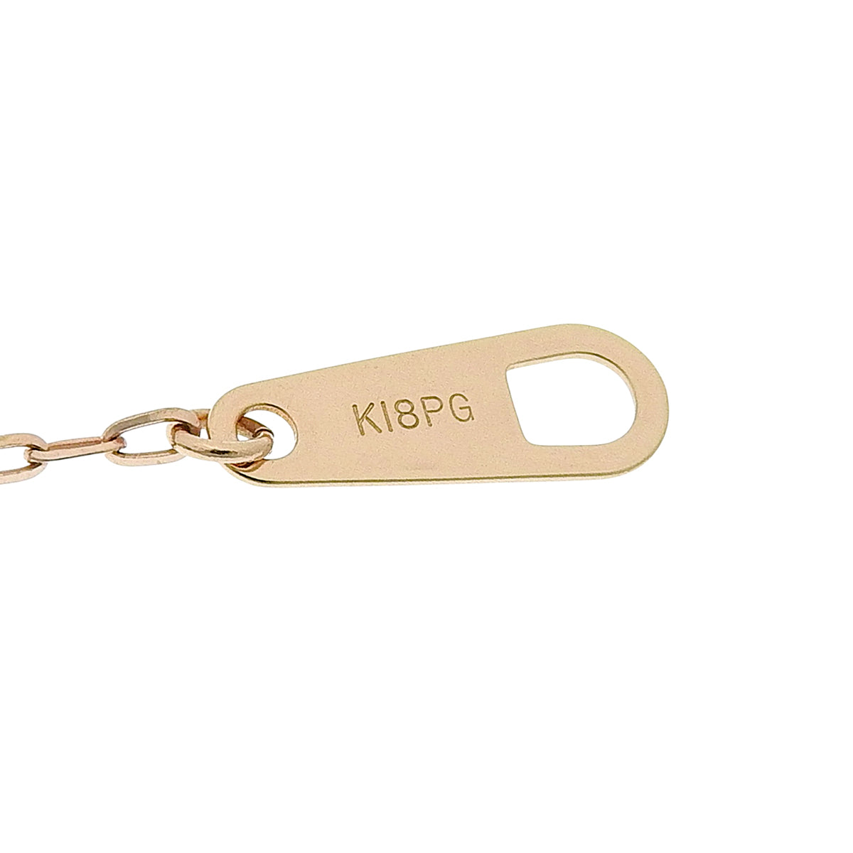 ダイヤモンド フラワーバタフライ ネックレス D0.34/ ピンクゴールド K18PG 4.7g