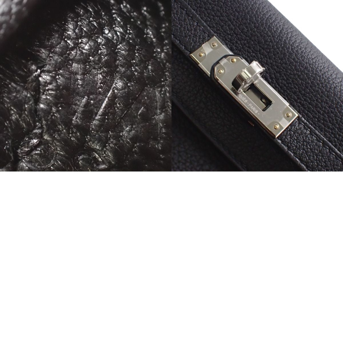 HERMÈS Kelly 25 (Sellier) Togo Leather, Palladium Hardware, Black, Silver Hardware, W Stamp｜Vintage Hermès Speciality｜Aoyama & Omotesando, Tokyo｜ORANGE BOUTIQUE