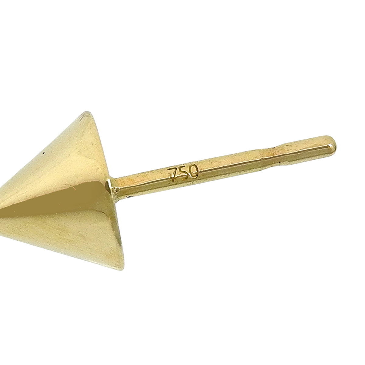 リファインド リベリオン ピアス パール イエローゴールド K18YG 2.7g