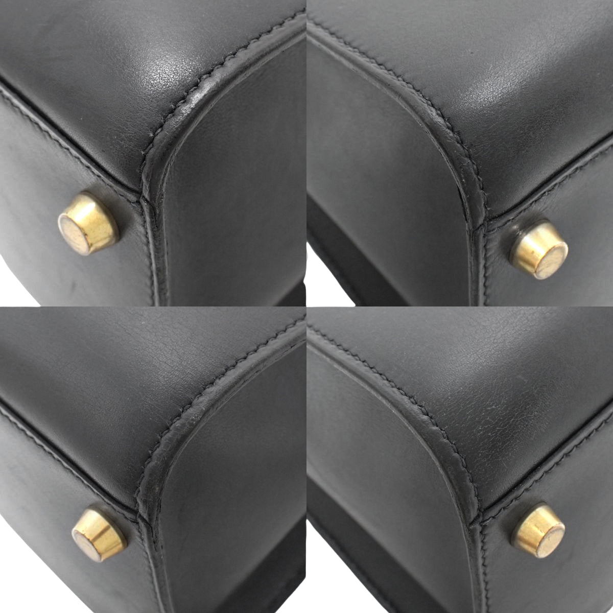 ケリースポーツPM ボックスカーフ ネイビー ゴールド金具 ○Z刻印