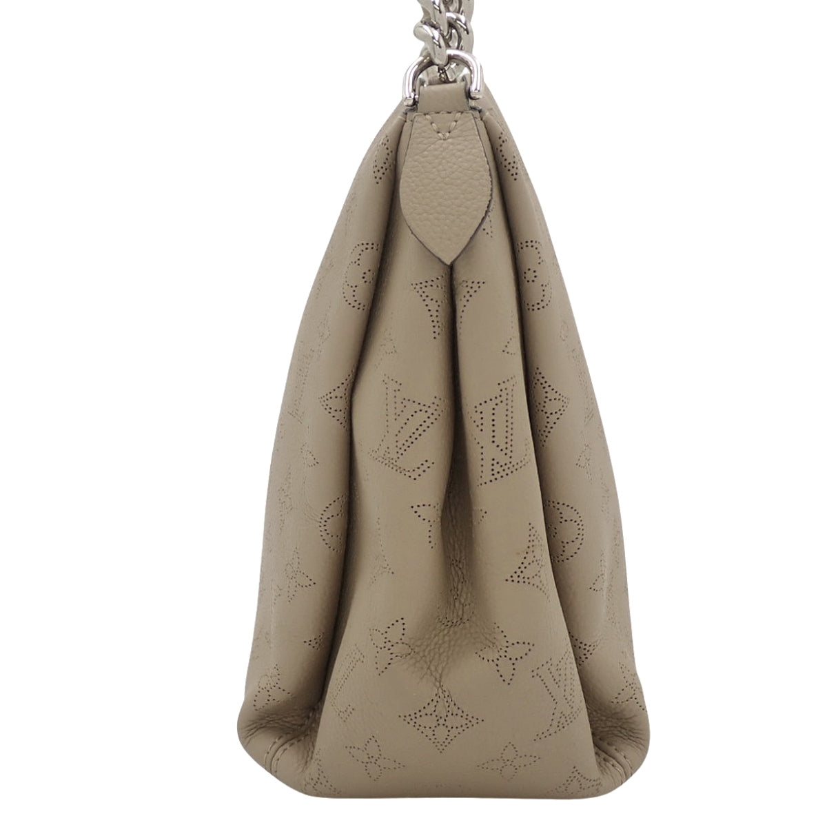 Monogram Mahina Babylone Chain BB, Mahina Leather, Galet, M51224