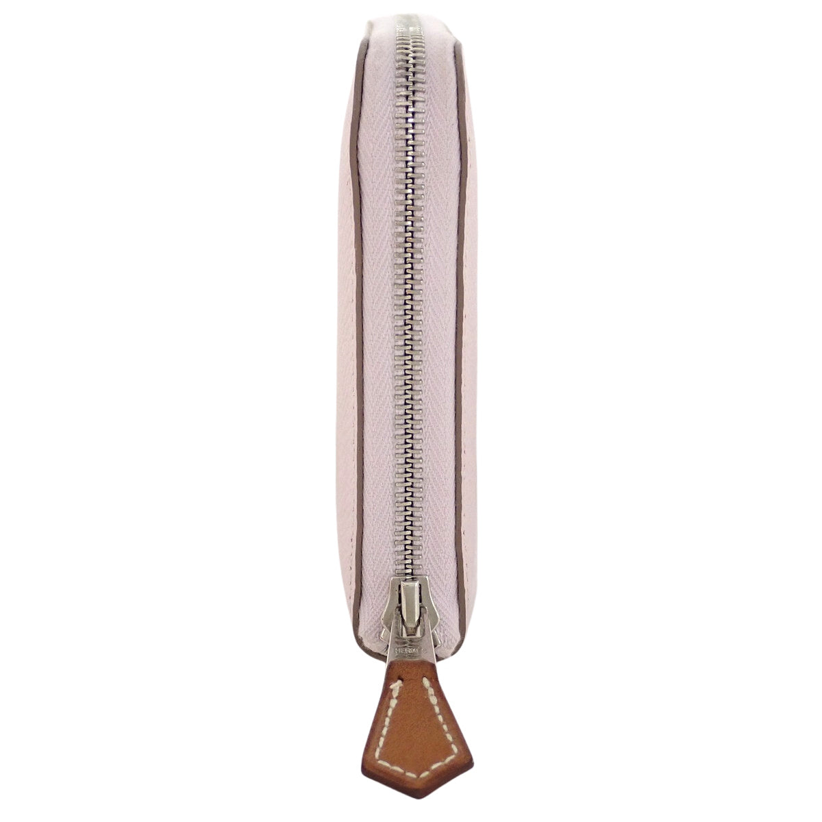 Azap Compact Silkin, Veau Epsom, Palladium Hardware, Mauve Pale, W Stamp