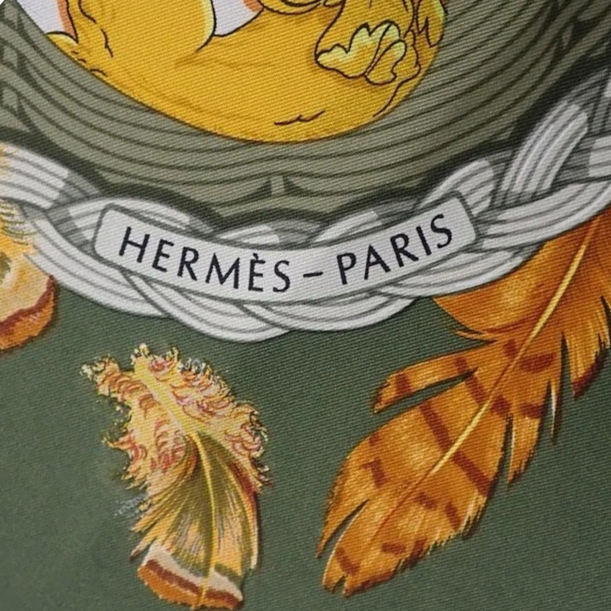 Couve d'Herms Hermès Chicks Scarf 90 Silk