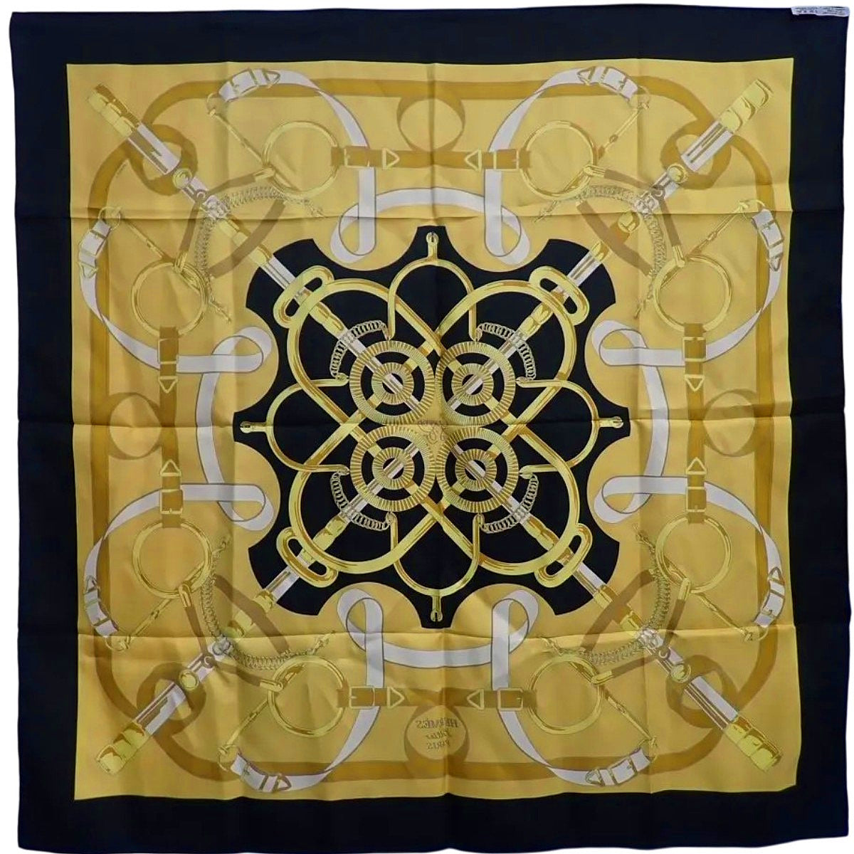 Eperon d'or Golden Spur Carre 90 Silk