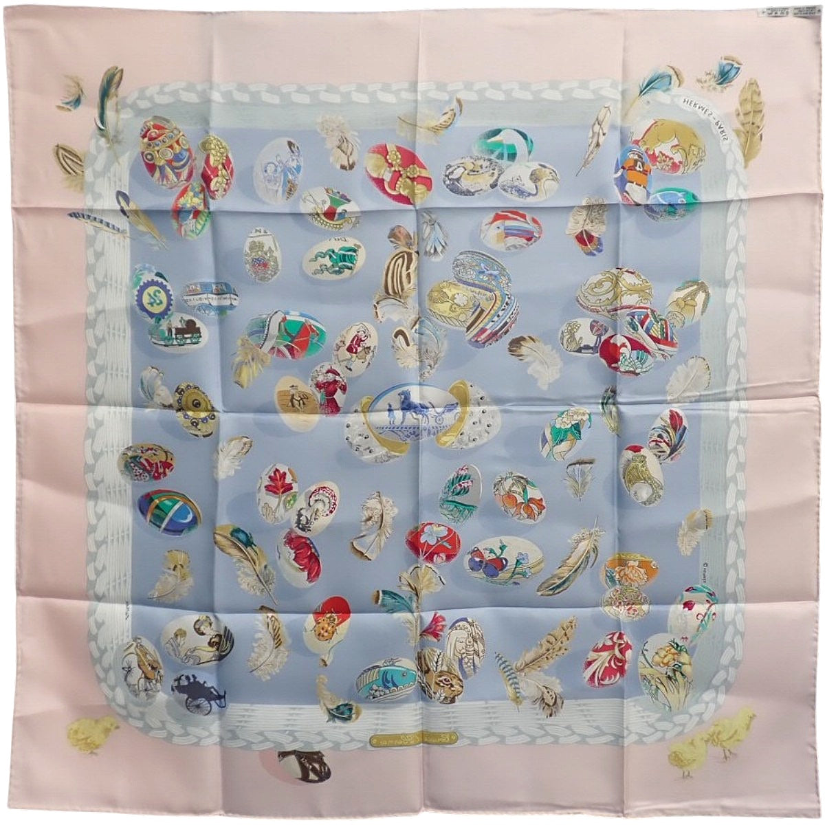 COUVEE D'HERMES Hermes Brood Scarf 90 Silk