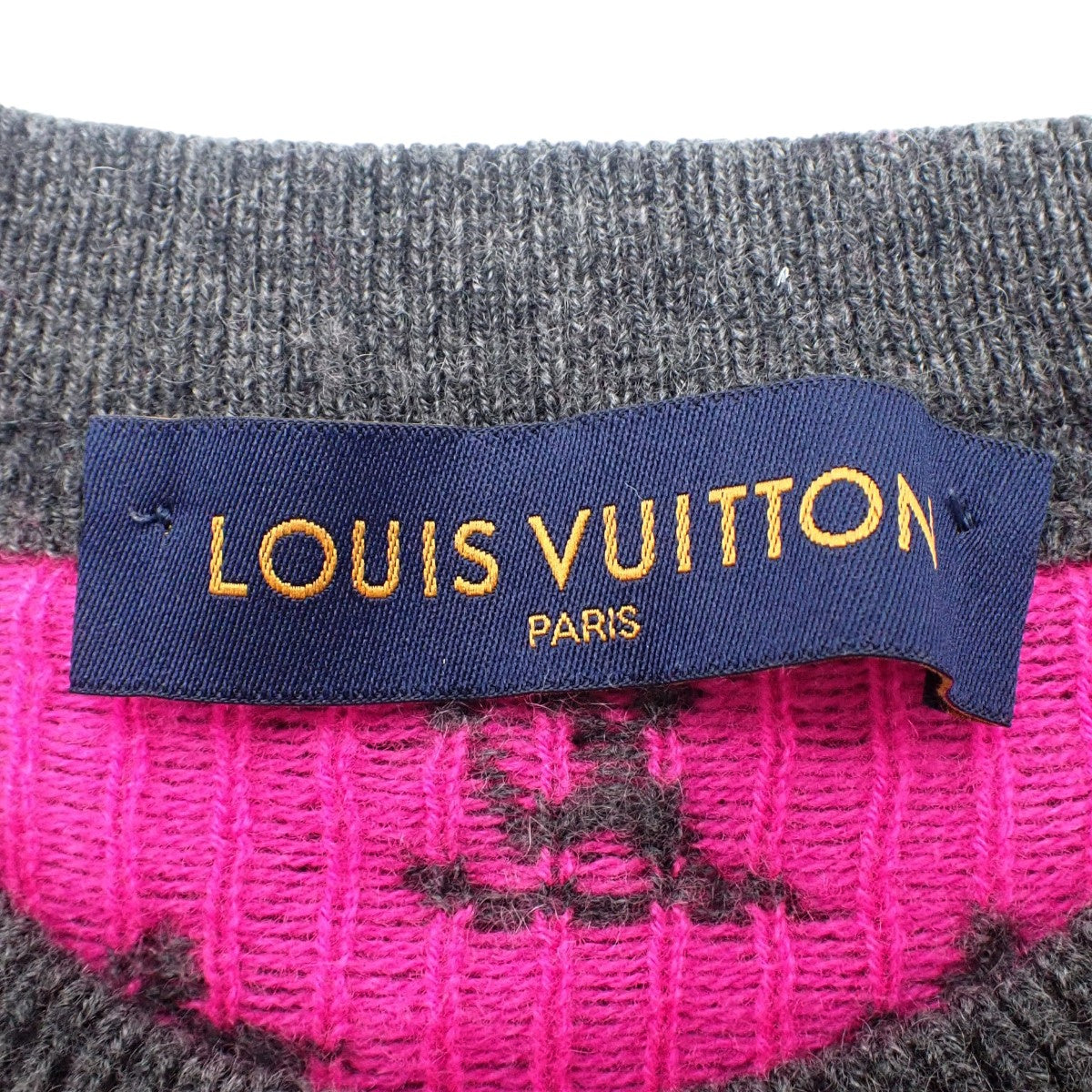 ハーフアンドハーフ LV モノグラム ニット 2018年 M RM182M
