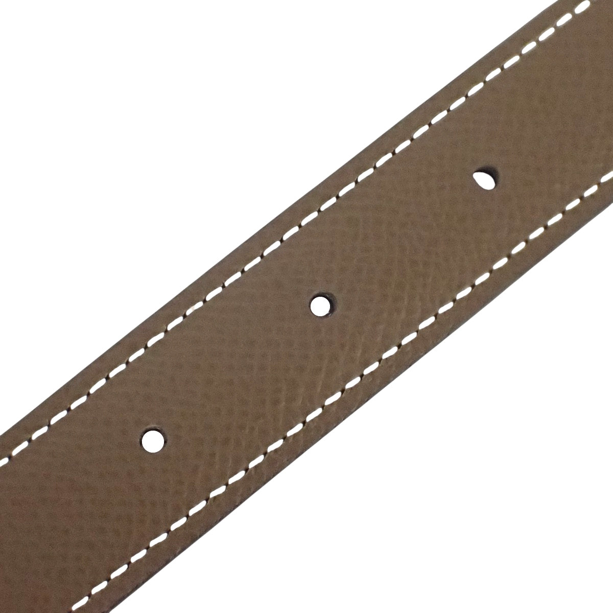Constance H Belt Reversible Swift Veau Epsom Black Etoupe K stamp