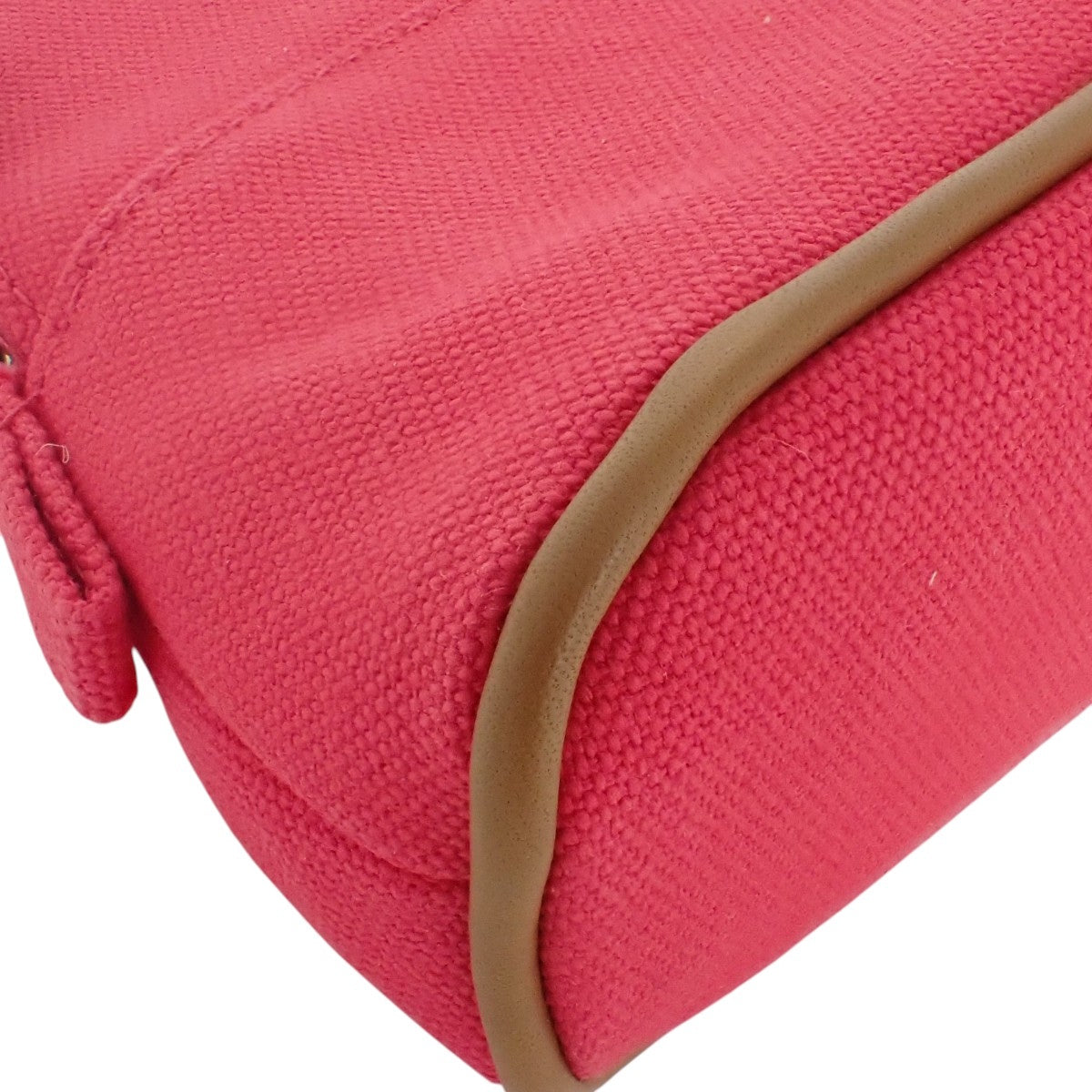 Bolide Pouch Mini Mini Cotton Canvas Hibiscus Silver Hardware