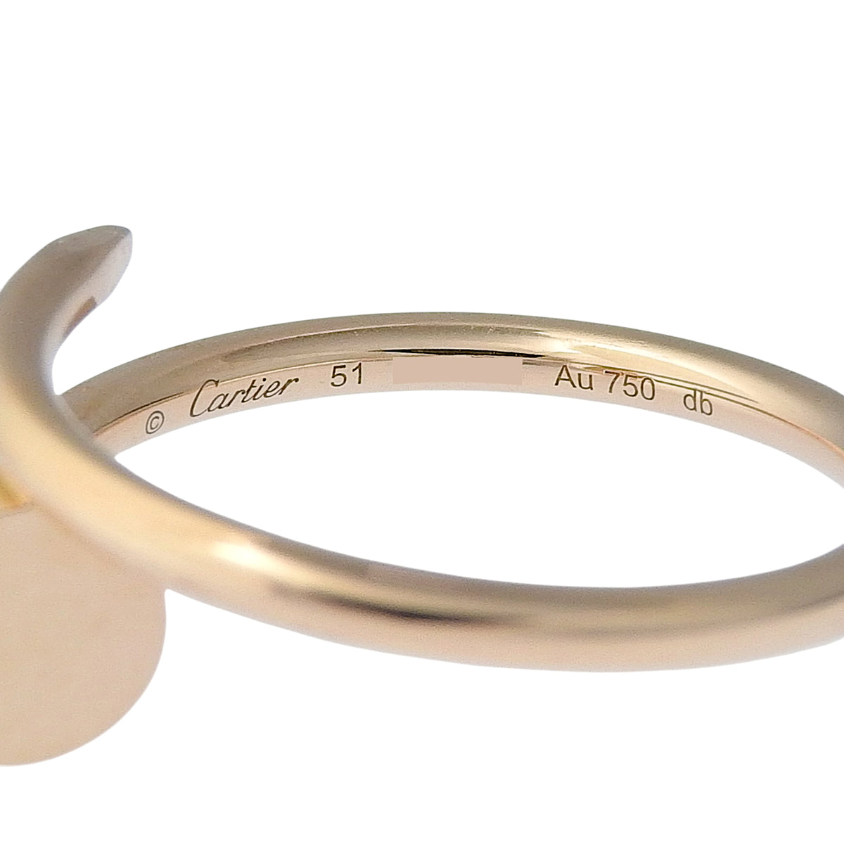 Just Ankle Ring Small Model Pink Gold K18PG 51 3.4g