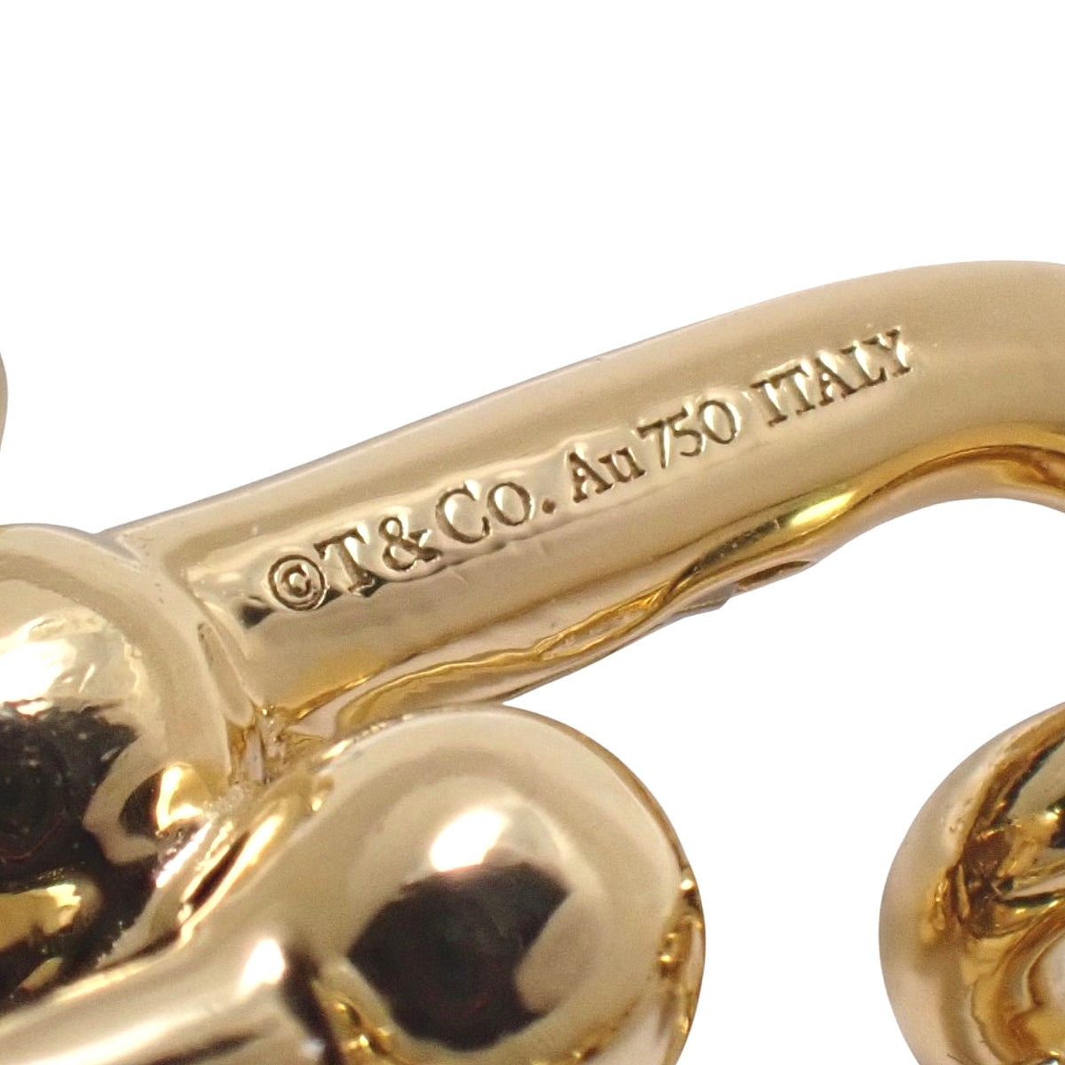 スモール リンク ブレスレット イエローゴールド K18YG 17.6g