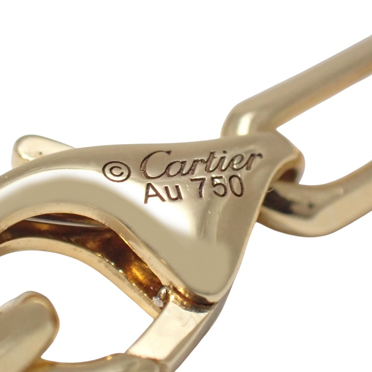 サントス ドゥ カルティエ ネックレス スモールモデル K18YG 24.6g