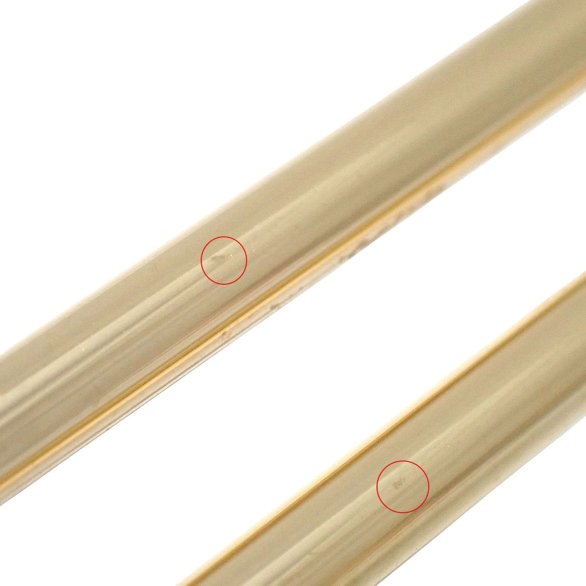 ダブルロング リンク ピアス イエローゴールド K18YG 9.2g