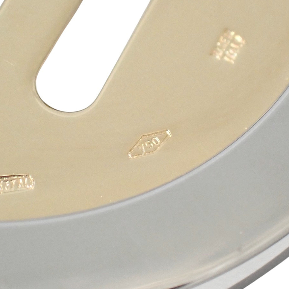 トンド ペンダントトップ イエローゴールド K18YG ステンレススチール SS 12.8g