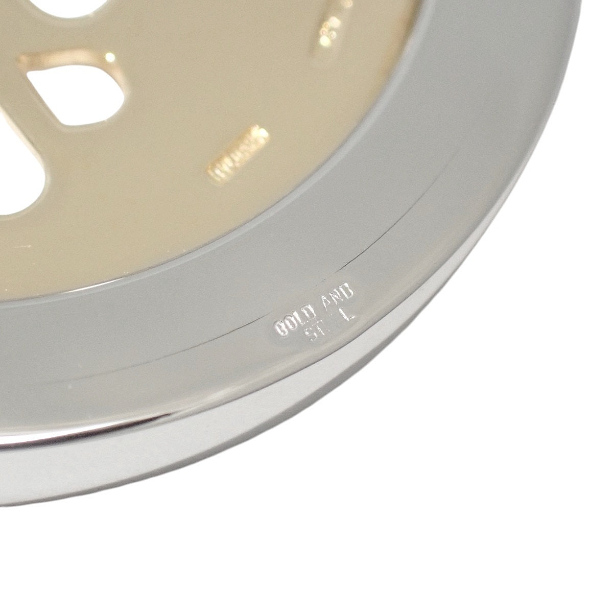 トンド ペンダントトップ イエローゴールド K18YG ステンレススチール SS 12.8g