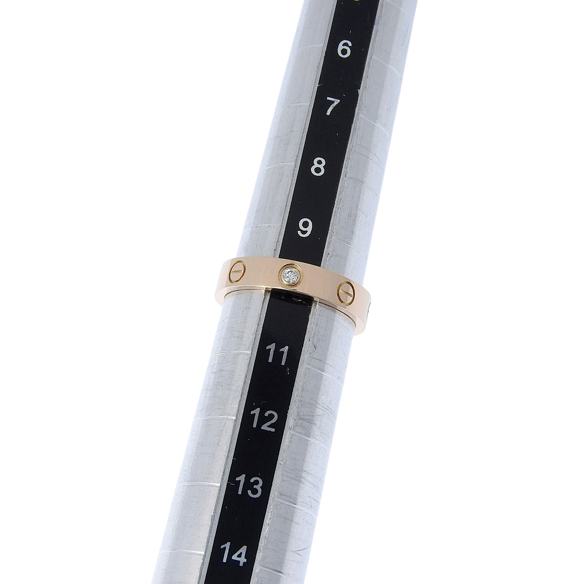 LOVEリング スモールモデル ダイヤモンド ピンクゴールド K18PG 50 3.8g 1PD