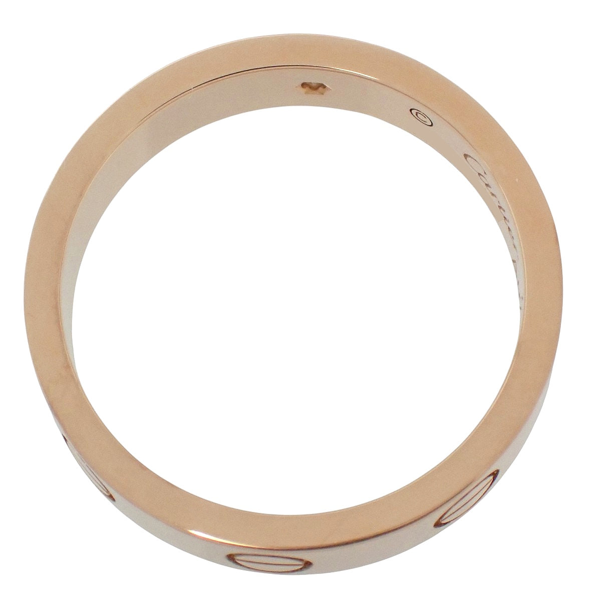 LOVEリング スモールモデル ダイヤモンド1石 ダイヤモンド K18PG 48 4.0g 1PD