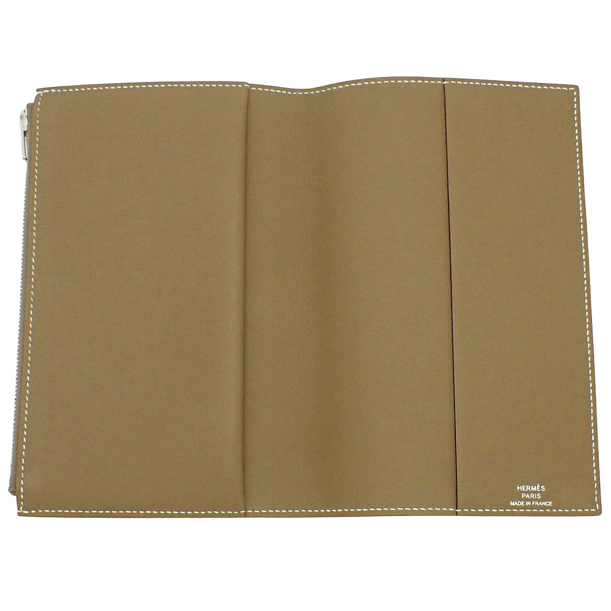 ノートパッド EAジップ ヴォースイフト エトゥープ/エトープ シルバー金具 K刻印