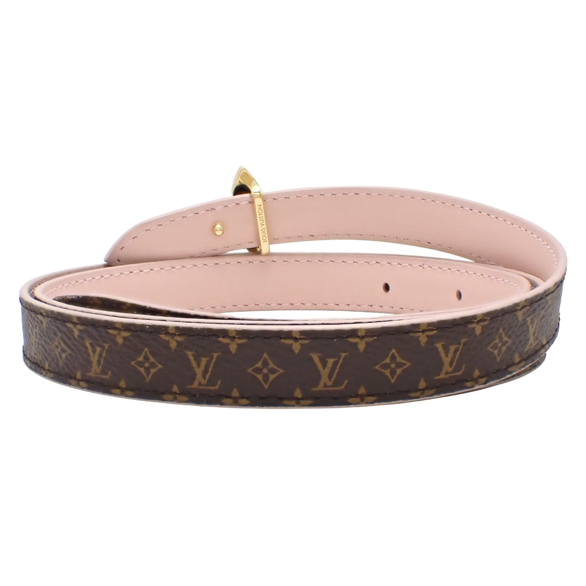 モノグラム ベルト･LV ミニ フラワーグラム 15MM リバーシブル 80/32 M8800