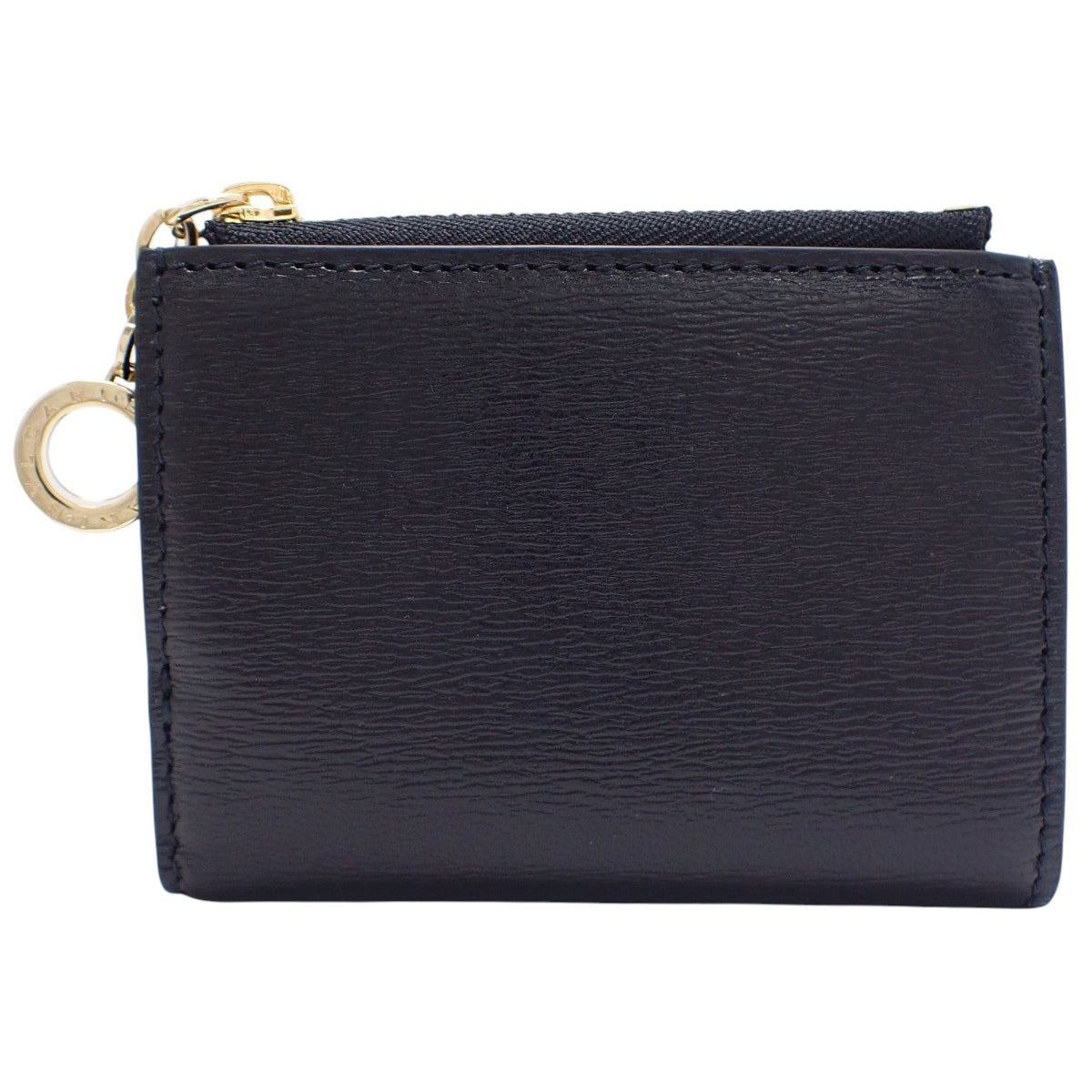 B.zero1 Trifold Wallet, Leather, White/Black, 289148